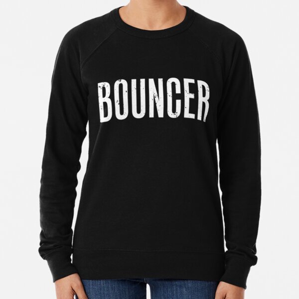 SECURITY BOUNCER EVENT BLACK GUARD HUMOR UNIFORM Mens Gray Sweatshirt
