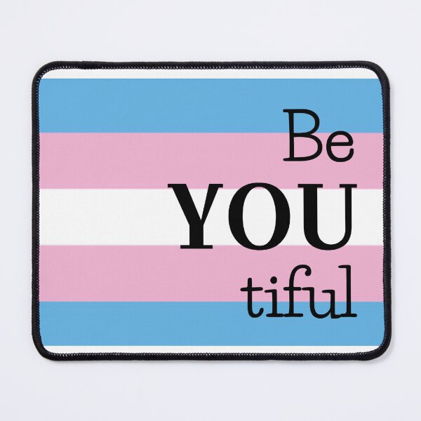 Item preview, BeYOUtiful trans pride horizontal designed and sold by shaybosh.