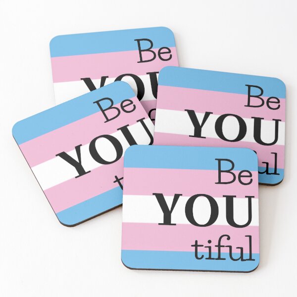 Item preview, BeYOUtiful trans pride horizontal designed and sold by shaybosh.