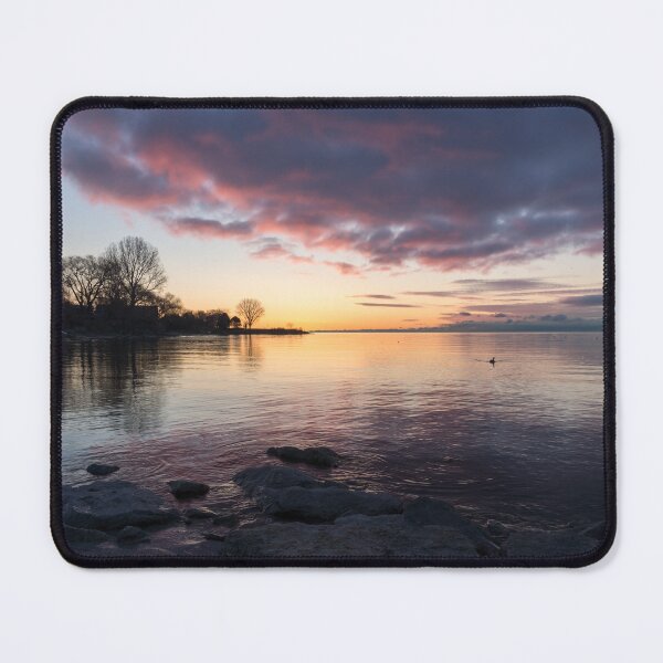 Item preview, Rocky Beginnings - Sunrise at Colonel Samuel Smith Park in Toronto designed and sold by Georgia Mizuleva.