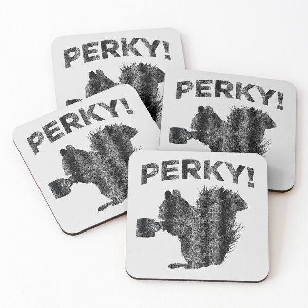 Item preview, Perky Squirrel Vintage Distressed, Style, Coffee, Funny, Forest, Animal,  Caffeine, Perky, Squirrel  designed and sold by funnytshirtemp.