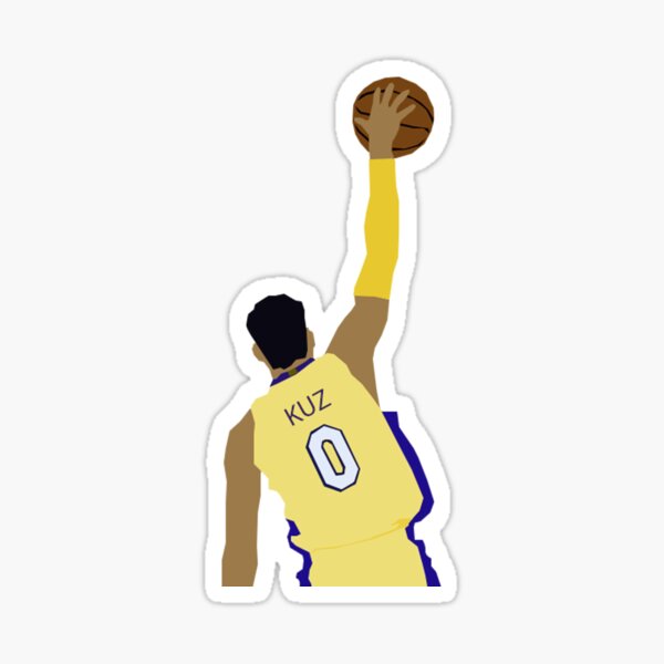 Basketball Kyle Kuzma #0 Los Angeles Lakers Jersey 90S Hip Hop