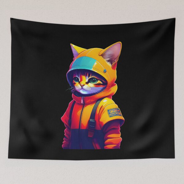Item preview, Hooded kitten from the future - Space cat designed and sold by Dalive.