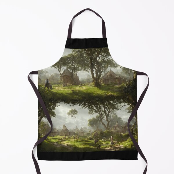 Item preview, Tolkien - The shire concept art designed and sold by Fun Merch.