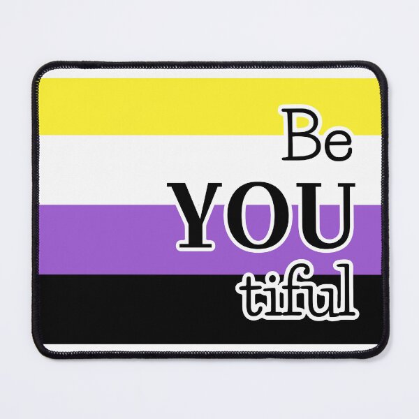 Item preview, BeYOUtiful enby pride horizontal designed and sold by shaybosh.