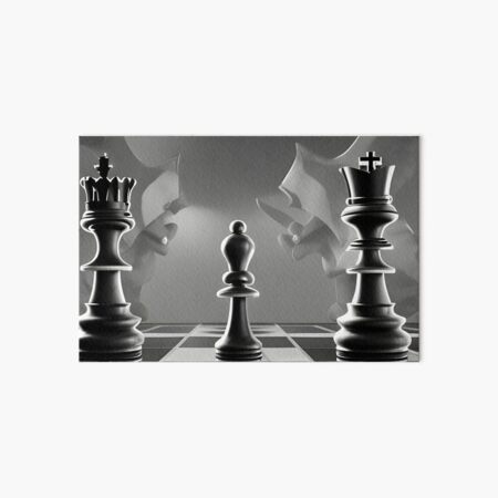 Chess Games Art Board Print for Sale by Utopipia