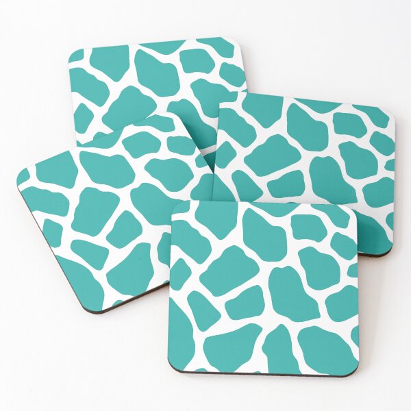 Item preview, Turquoise abstract pebbles pattern designed and sold by BattaAnastasia.