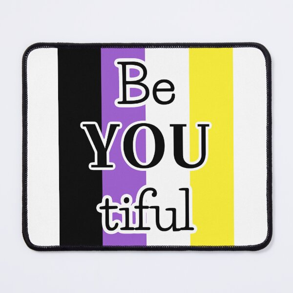 Item preview, BeYOUtiful enby pride vertical designed and sold by shaybosh.