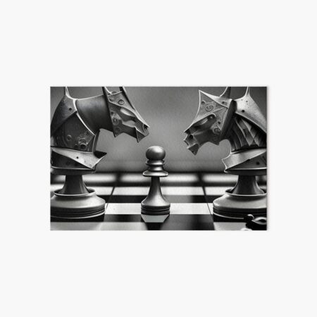 Chess Games Art Board Print for Sale by Utopipia