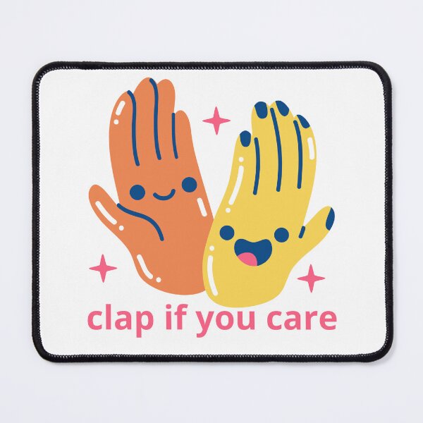 Item preview, clap if you care designed and sold by Aminesnip.