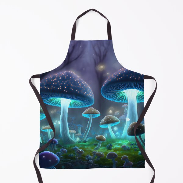 Item preview, Hongos mágicos luminiscentes en el bosque de lavanda designed and sold by FunWearVM.