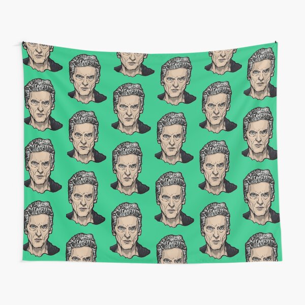 Twelfth Doctor Face Tapestry