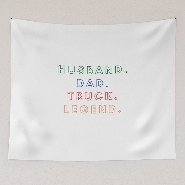 Item preview, Husband dad trucker legend designed and sold by Hichem Ben Boubaker.