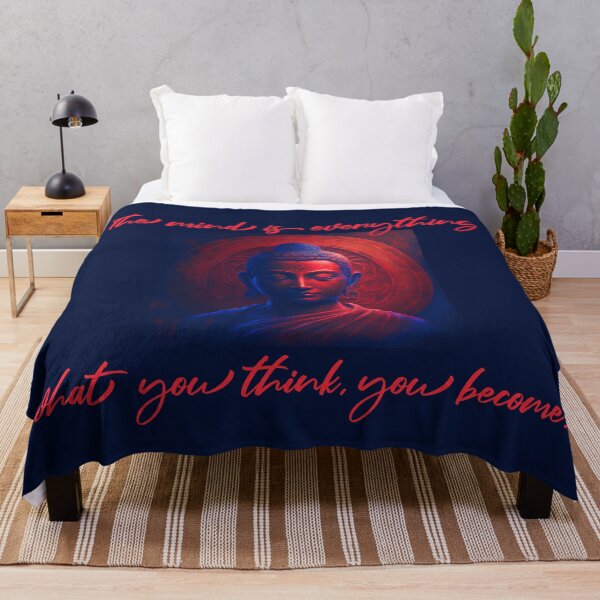 Item preview, mind is everything, what you think you become. famous buddhas quotes sayings  designed and sold by bharuarts.
