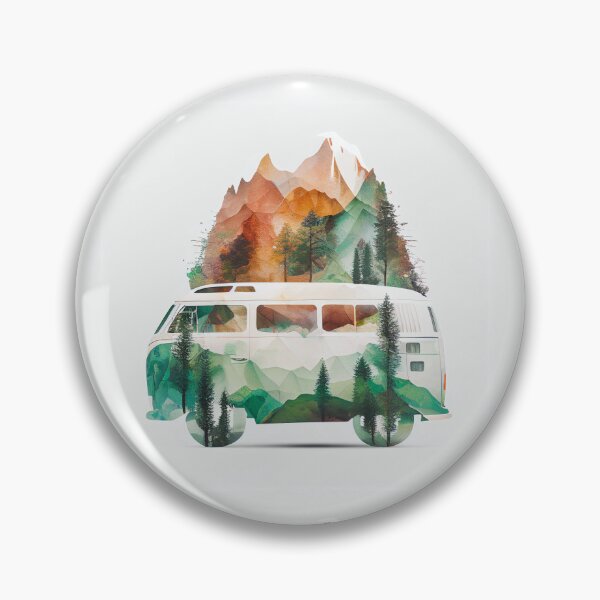 Item preview, Camping car aquarel designed and sold by pixeldizajn.