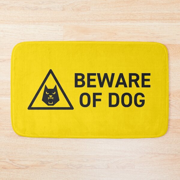 Item preview, Beware Of Dog Pet Safety Warning Sign designed and sold by VoodooCircus.