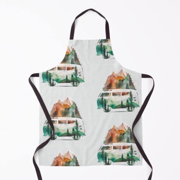 Item preview, Camping car aquarel designed and sold by pixeldizajn.