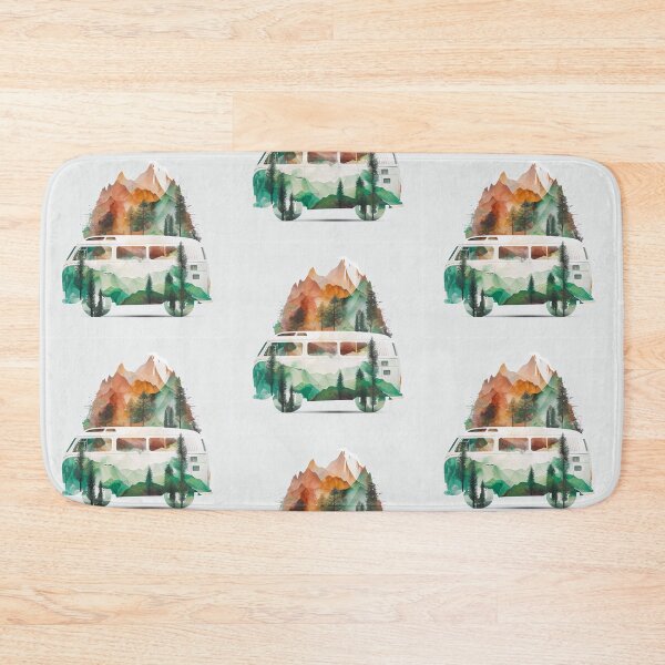 Item preview, Camping car aquarel designed and sold by pixeldizajn.