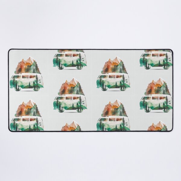 Item preview, Camping car aquarel designed and sold by pixeldizajn.