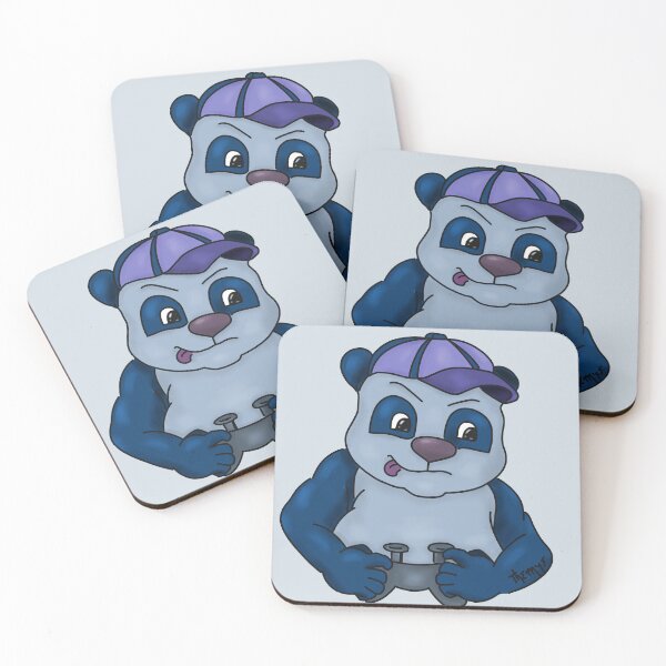Item preview, gamer panda designed and sold by Themys24.
