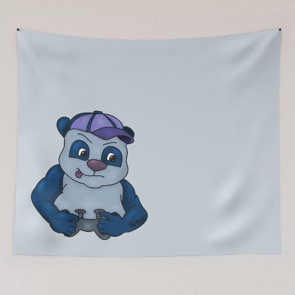 Item preview, gamer panda designed and sold by Themys24.