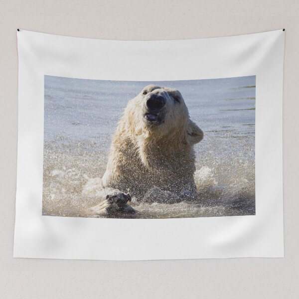 Item preview, Polar Bear Making a Splash designed and sold by LFPPhotography.