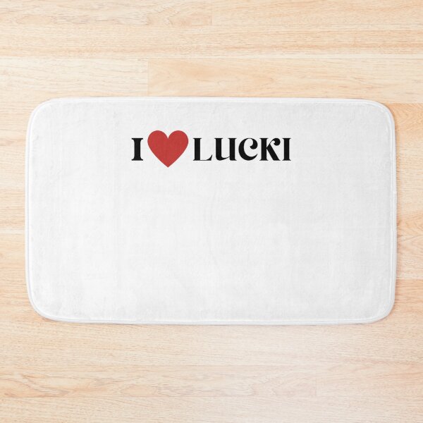 Item preview, I Love LuckiI Heart LuckiJust Lucky To Be HereCute Red Heart Funny  designed and sold by TiriStore.