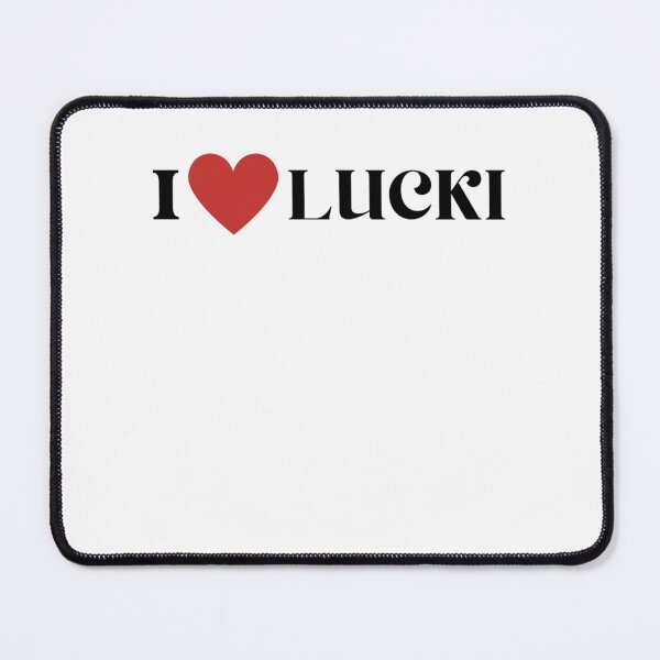 Item preview, I Love LuckiI Heart LuckiJust Lucky To Be HereCute Red Heart Funny  designed and sold by TiriStore.