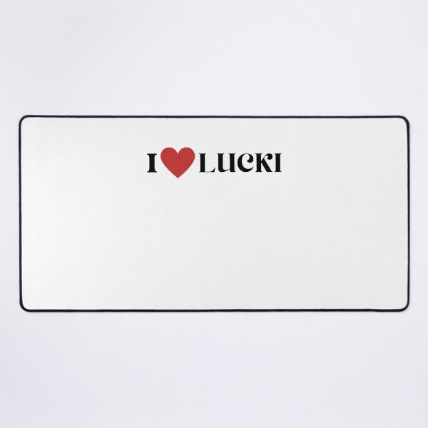 Item preview, I Love LuckiI Heart LuckiJust Lucky To Be HereCute Red Heart Funny  designed and sold by TiriStore.