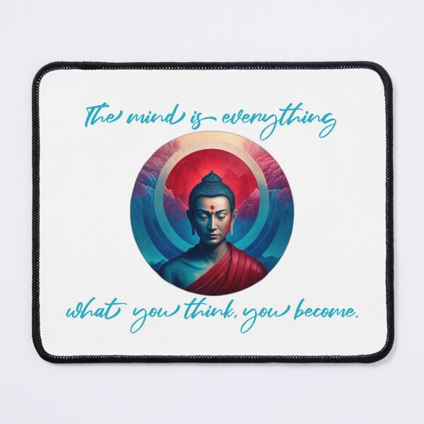 Item preview, Mind is everything, what you think you become buddhas quote designed and sold by bharuarts.