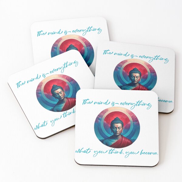 Item preview, Mind is everything, what you think you become buddhas quote designed and sold by bharuarts.