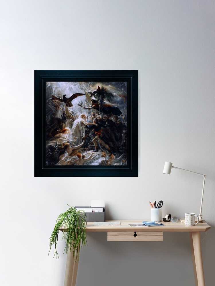 Leonardo da Cutro and Ruy Lopez Play Chess at the Spanish Court by Luigi  Mussini Remastered Xzendor7 Classical Art Old Masters Reproductions Poster  for Sale by xzendor7