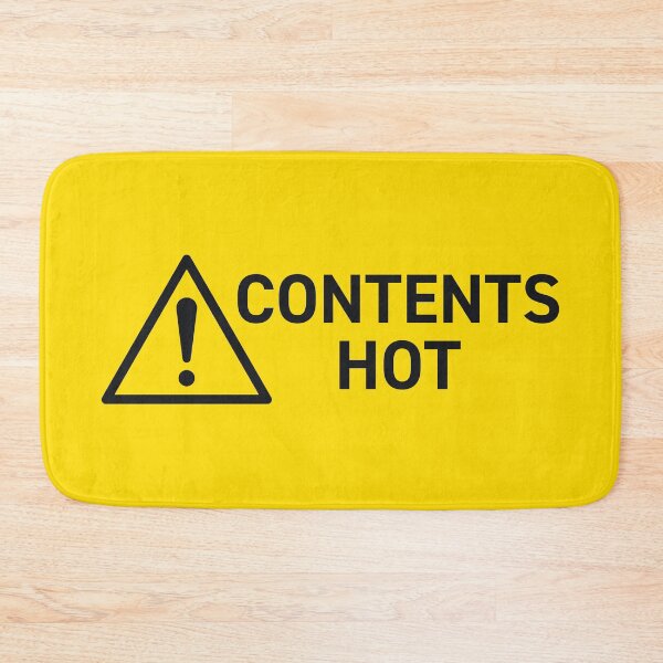 Item preview, Contents Hot Safety Warning Sign designed and sold by VoodooCircus.