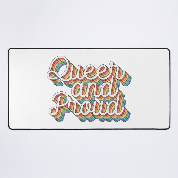 Item preview, Queer and Proud LGBTQ+ History Month Pride designed and sold by Tincanninja.