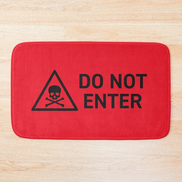 Item preview, Do Not Enter Safety Warning Sign designed and sold by VoodooCircus.
