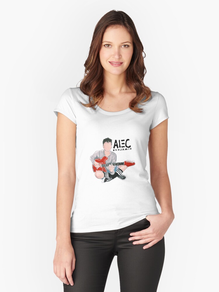Alec Benjamin Sticker His Filter Womens Fitted Scoop T Shirt By
