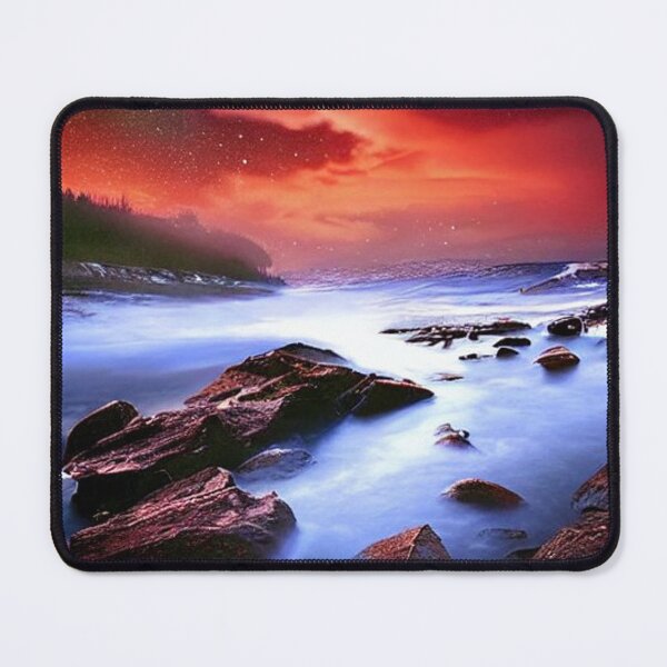 Item preview, Realistic Stairway of Flowing Water in a Starry Sky Fantasy designed and sold by D3monic.