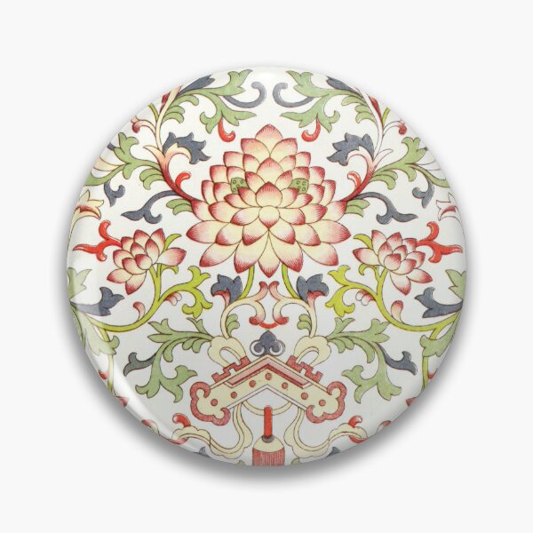 Item preview, Chinese ornaments old vintage illustration 19th century designed and sold by mesreveries.