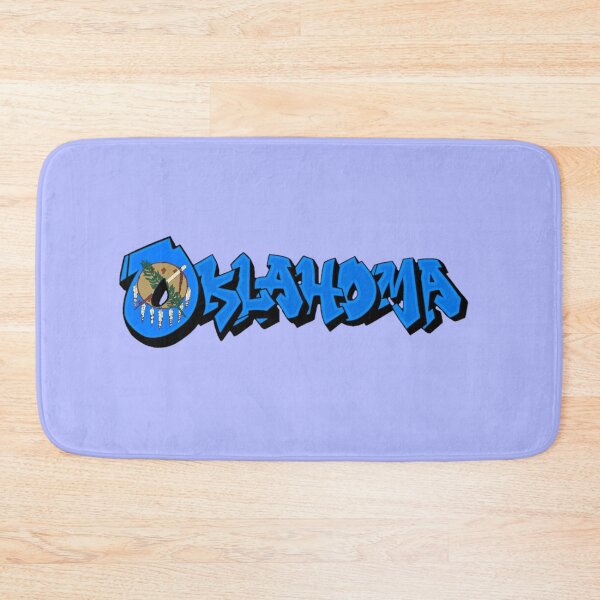 Item preview, Oklahoma Flag DMV License Plate Graffiti - Available on stickers socks mugs and more designed and sold by Dude  Stuff.