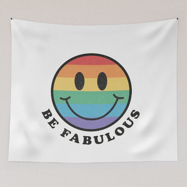 Item preview, Be Fabulous LGBTQ+ History Month Pride designed and sold by Tincanninja.