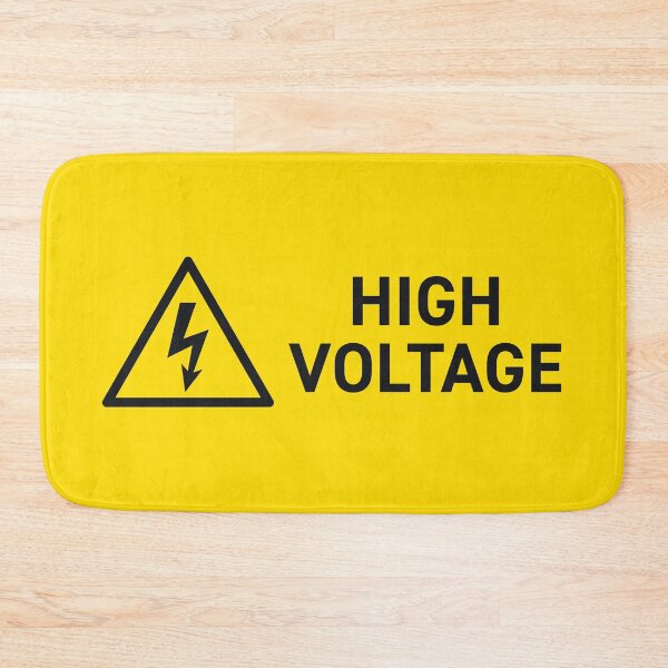 Item preview, High Voltage Electricity Safety Warning Sign designed and sold by VoodooCircus.