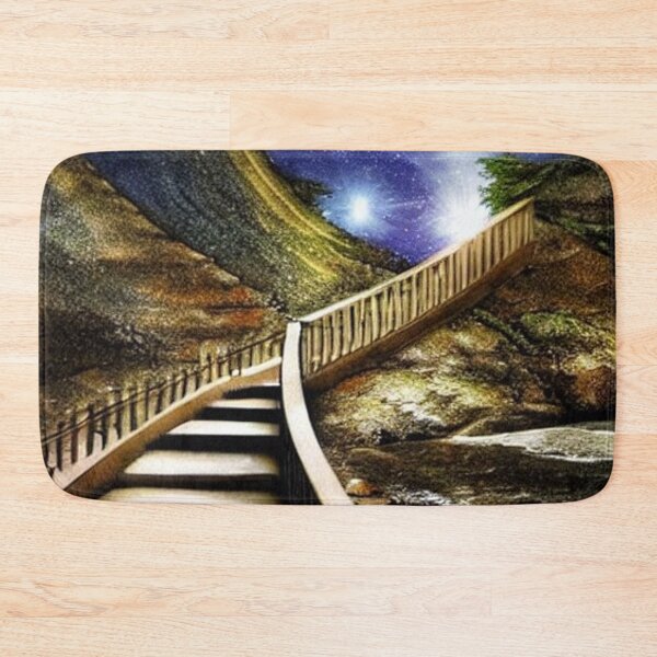 Item preview, Dusk Fantasy: Stairway of Flowing Water in a Starry Sky designed and sold by D3monic.