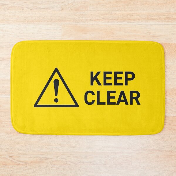 Item preview, Keep Clear Safety Warning Sign designed and sold by VoodooCircus.