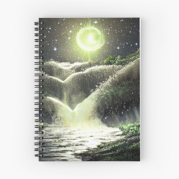 Item preview, Starry Sky Fantasy: A Stairway of Flowing Water in Realistic Design designed and sold by D3monic.