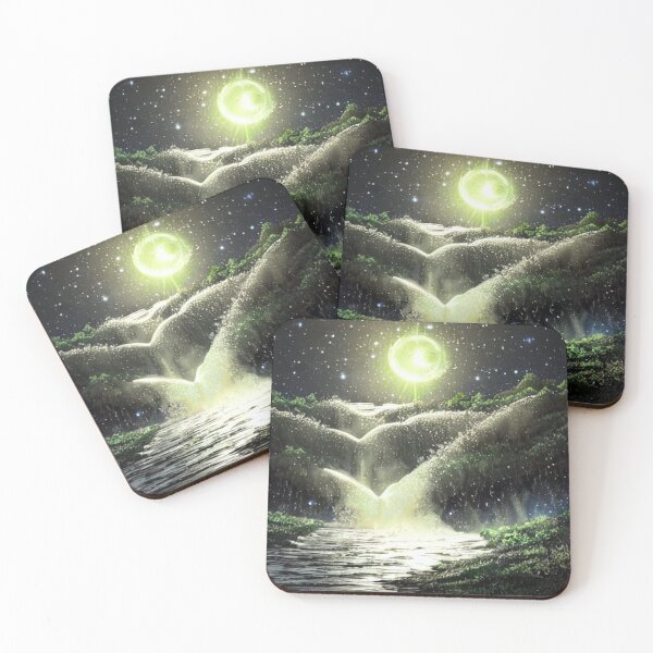 Item preview, Starry Sky Fantasy: A Stairway of Flowing Water in Realistic Design designed and sold by D3monic.