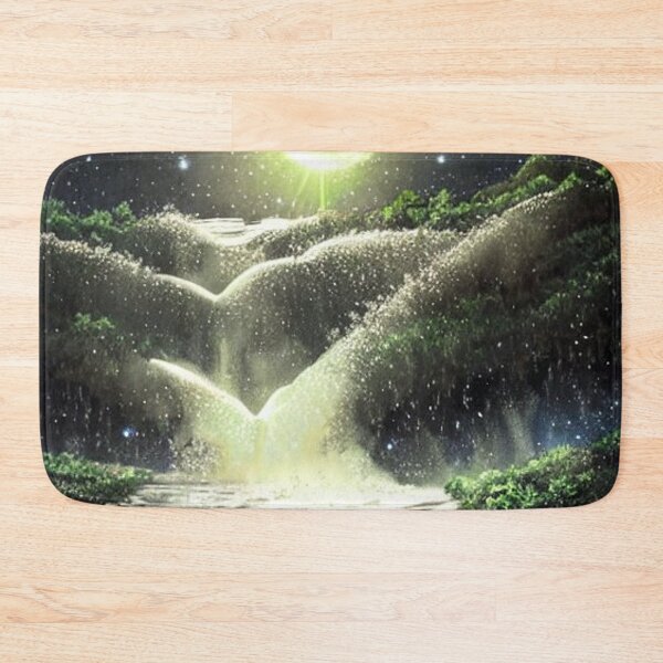 Item preview, Starry Sky Fantasy: A Stairway of Flowing Water in Realistic Design designed and sold by D3monic.