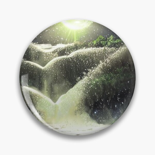 Item preview, Starry Sky Fantasy: A Stairway of Flowing Water in Realistic Design designed and sold by D3monic.