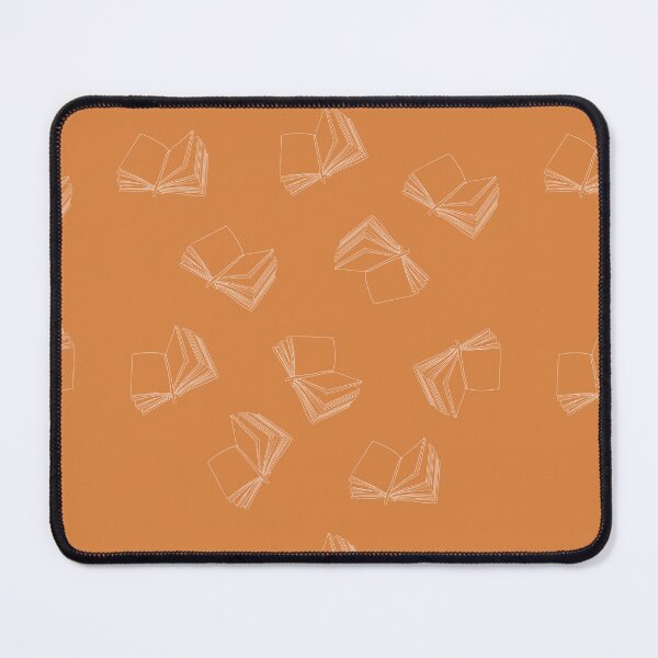 Item preview, Open Book Pattern in Orange designed and sold by Christine Crawford.