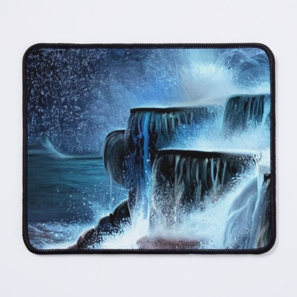 Item preview, Fantasy Stairway of Flowing Water in Realistic Dusk Starry Sky designed and sold by D3monic.