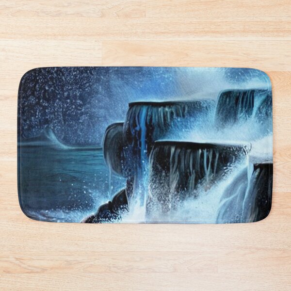 Item preview, Fantasy Stairway of Flowing Water in Realistic Dusk Starry Sky  designed and sold by D3monic.